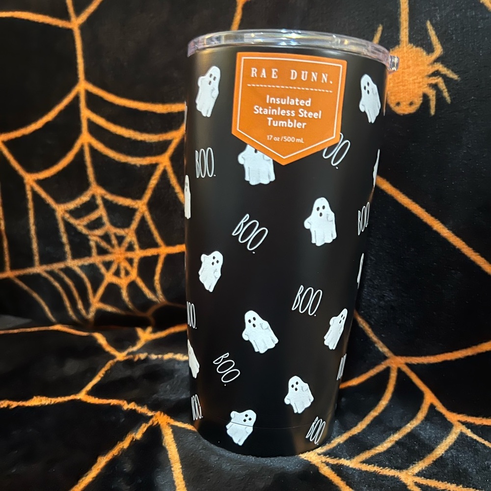 Rae dunn halloween ghost stainless steel tumbler